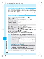 Предварительный просмотр 426 страницы Docomo mova SH506iC Manual