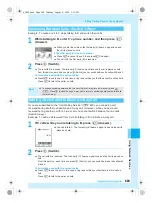 Предварительный просмотр 431 страницы Docomo mova SH506iC Manual