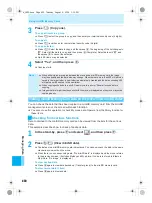 Предварительный просмотр 452 страницы Docomo mova SH506iC Manual