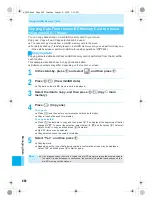 Предварительный просмотр 454 страницы Docomo mova SH506iC Manual