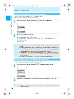 Предварительный просмотр 464 страницы Docomo mova SH506iC Manual