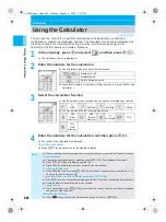 Предварительный просмотр 494 страницы Docomo mova SH506iC Manual