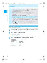 Предварительный просмотр 496 страницы Docomo mova SH506iC Manual