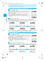 Предварительный просмотр 520 страницы Docomo mova SH506iC Manual