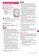 Предварительный просмотр 241 страницы Docomo N-03A Instruction Manual