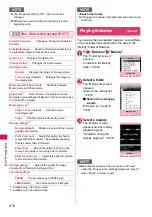 Предварительный просмотр 280 страницы Docomo N-03A Instruction Manual