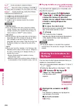 Предварительный просмотр 282 страницы Docomo N-03A Instruction Manual