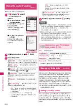 Предварительный просмотр 314 страницы Docomo N-03A Instruction Manual