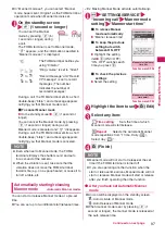 Preview for 99 page of Docomo N-04A Instruction Manual