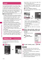 Предварительный просмотр 180 страницы Docomo N-04A Instruction Manual