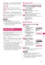 Предварительный просмотр 259 страницы Docomo N-04A Instruction Manual