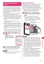 Предварительный просмотр 293 страницы Docomo N-04A Instruction Manual