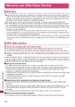 Предварительный просмотр 464 страницы Docomo N-04A Instruction Manual