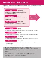 Preview for 3 page of Docomo N-09A Instruction Manual