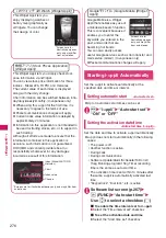 Preview for 278 page of Docomo N-09A Instruction Manual