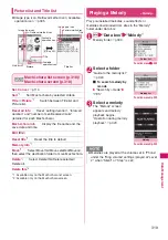 Preview for 321 page of Docomo N-09A Instruction Manual