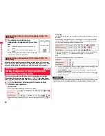 Preview for 70 page of Docomo P-01A Instruction Manual