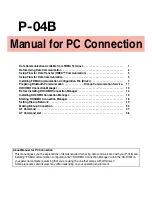 Preview for 110 page of Docomo P-04B Instruction Manual