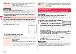 Preview for 182 page of Docomo P-07A Prime Series Instruction Manual