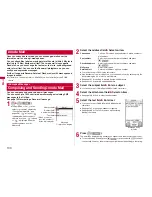 Предварительный просмотр 132 страницы Docomo P-09A Instruction Manual