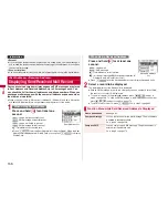 Предварительный просмотр 160 страницы Docomo P-09A Instruction Manual