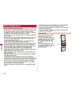 Предварительный просмотр 216 страницы Docomo P-09A Instruction Manual