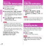 Preview for 30 page of Docomo Prime F-09C Instruction Manual