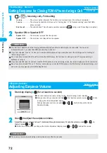 Предварительный просмотр 74 страницы Docomo prosolid II foma P851i Manual