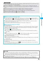 Предварительный просмотр 95 страницы Docomo prosolid II foma P851i Manual