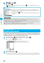 Предварительный просмотр 98 страницы Docomo prosolid II foma P851i Manual