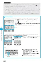 Предварительный просмотр 222 страницы Docomo prosolid II foma P851i Manual