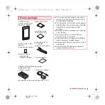 Preview for 3 page of Docomo Q-port.Phone SH-04D Instruction Manual