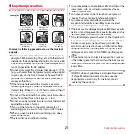 Preview for 23 page of Docomo REGZA T-02D Instruction Manual