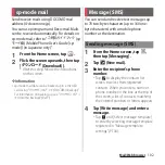 Предварительный просмотр 104 страницы Docomo SO-01E Instruction Manual