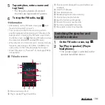 Предварительный просмотр 186 страницы Docomo SO-01E Instruction Manual