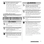 Предварительный просмотр 12 страницы Docomo SO-03G Instruction Manual