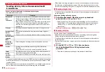 Preview for 280 page of Docomo Style F-02A Instruction Manual