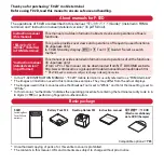 Предварительный просмотр 2 страницы Docomo Style F-02D Instruction Manual