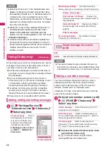 Preview for 58 page of Docomo STYLE N-02A Instruction Manual