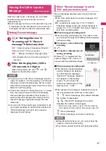 Preview for 69 page of Docomo STYLE N-02A Instruction Manual