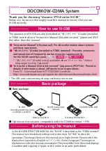 Предварительный просмотр 2 страницы Docomo Style N-03B Instruction Manual