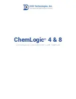 DOD Technologies ChemLogic 4 User Manual preview