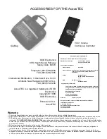 Preview for 3 page of DOD ACOUSTEC Owner'S Manual