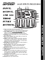 Preview for 4 page of DOD ACOUSTEC Owner'S Manual