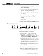 Предварительный просмотр 8 страницы DOD Acoustic 1 Owner'S Manual