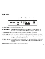 Предварительный просмотр 9 страницы DOD Bass30 Owner'S Manual