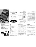 Предварительный просмотр 1 страницы DOD FX 66 Flashback Fuzz Quick Manual