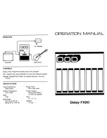 Preview for 1 page of DOD FX90 Delay Operation Manual