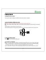 Предварительный просмотр 9 страницы DOD IS220W User Manual