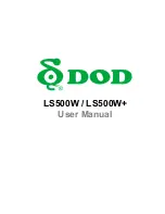 DOD LS500W User Manual preview